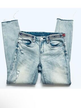Blank NYC The Reade Crop Beaded Waist Jeans
